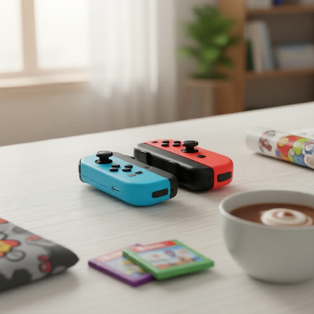 Joycons sem fio para Nintendo Switch com Vibração Dupla, para Switch Lite/OLED
