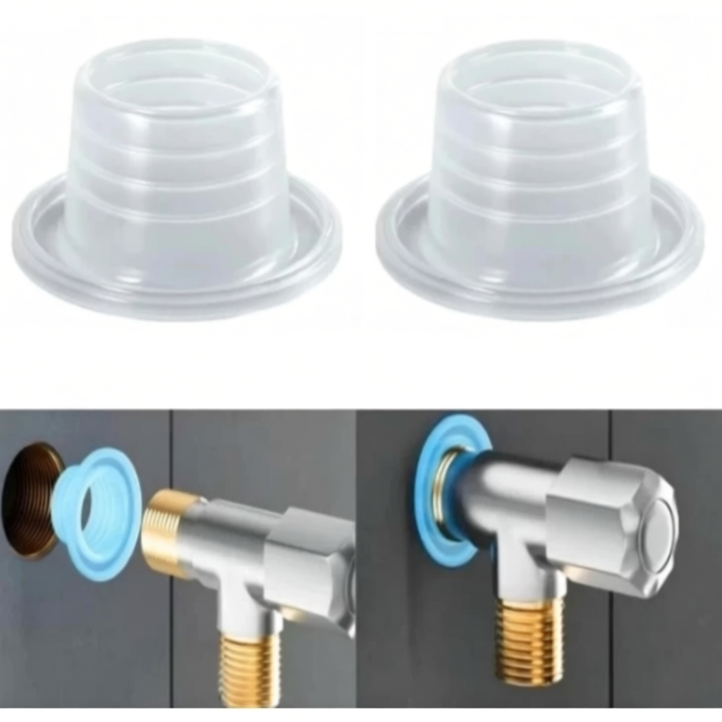 Veda Rosca Silicone Veda Junta Torneira Selador Borracha Serve Para 20mm ou 25mm  - 1/2" OU 3/4"