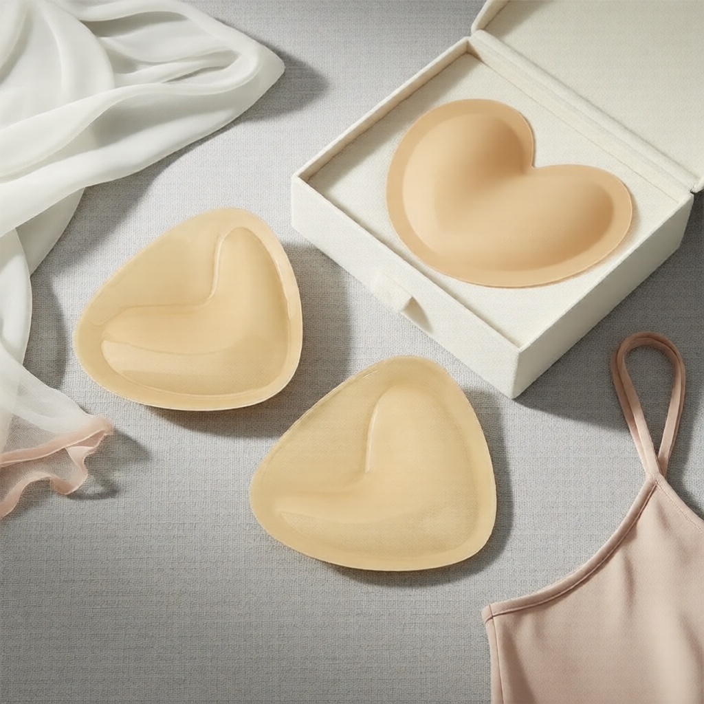 Almofadas de Aumento Instantâneo de Busto NIUD - Aumento de Dois Tamanhos, Discreto para Vestidos de Noiva