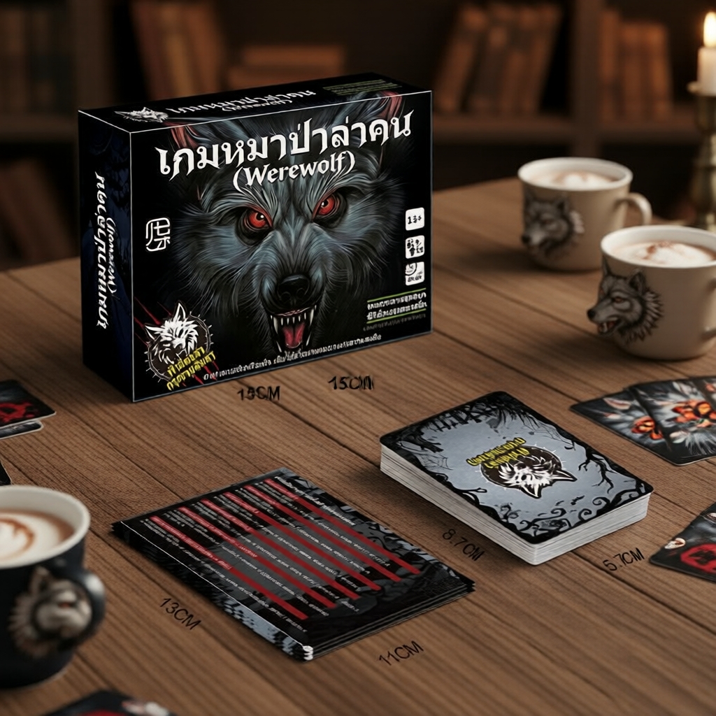 Estilo de Vida - Escolha Local Quente - Tailandês Deluxe Werewolf: Um Jogo de Tabuleiro Misterioso