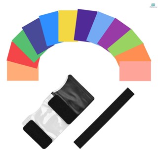 12pçs Géis De Flash De Câmera Universal , Filtros De Iluminação , kit De Filtro De Correção De Cor Para Speedlight , Fác em Oferta na Shopee