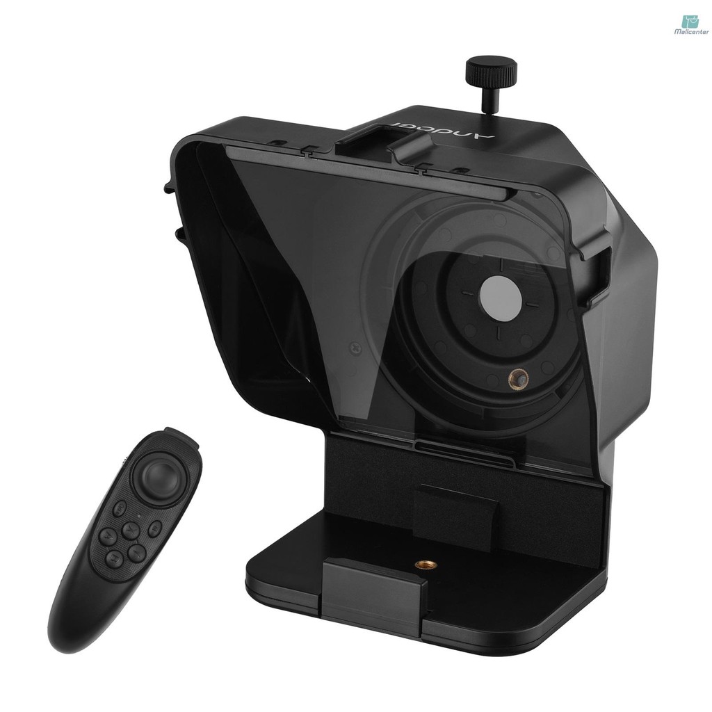 Andoer Portátil Smartphone Teleprompter Prompter Com Adaptador De Suporte De Telefone Controle Remoto Para Gravação De V