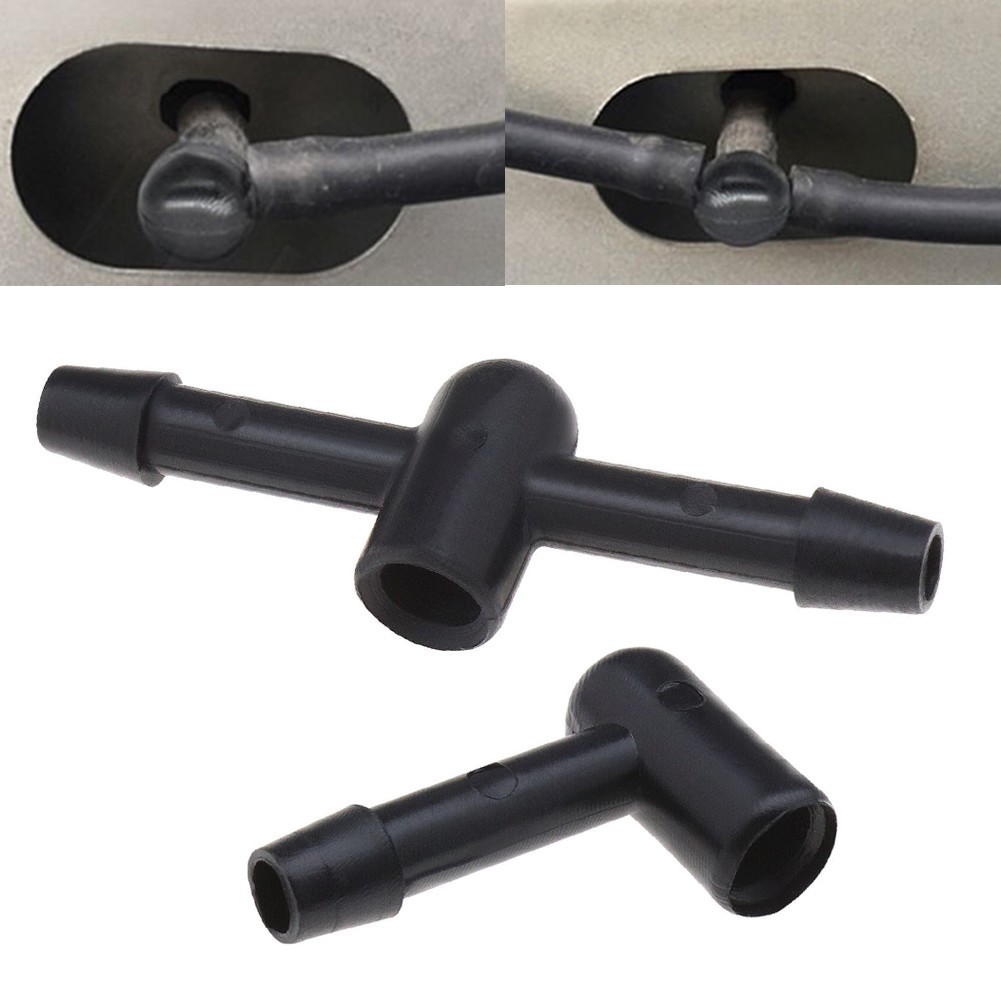 2x Conector De Arruela De Para-Brisa , Jato De Mangueira Ford , Foucs , Mondeo , C-Max , À Prova D'água