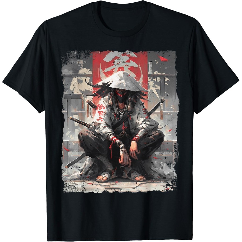 Camiseta Samurai Espada Katana Ninja Japão Manga Anime Streetwear