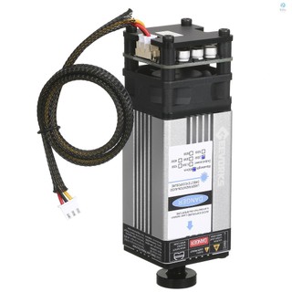 Geevorks 10W 450nm  Módulo Laser Prata Foco Ajustável Alumínio para Gravura e Corte Gravura Cabeça Comprimento