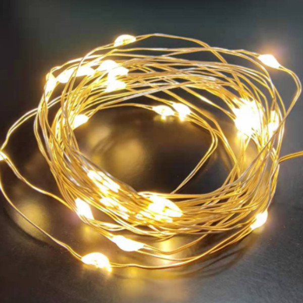 Bateria Decorativa Da Luz 2m De 35 Pces , Tom Branco Quente , Embalagem OPP Com Código De Barras , Promoção Encantadora
