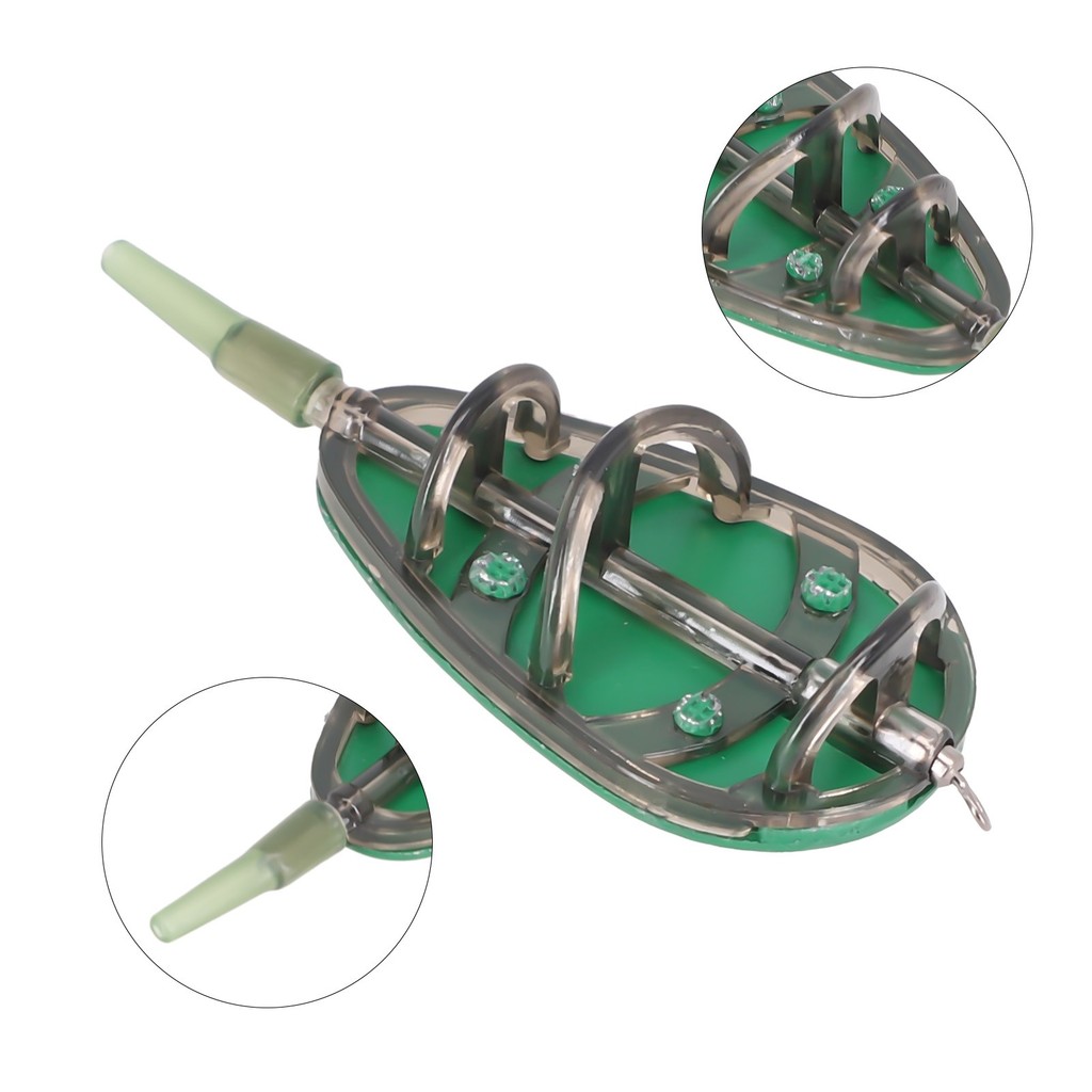 { HUZZ } Alimentador Ou Molde De Método Em Linha De 20 ~ 100g Para De Ferramenta De Equipamento De Pesca De Carpa