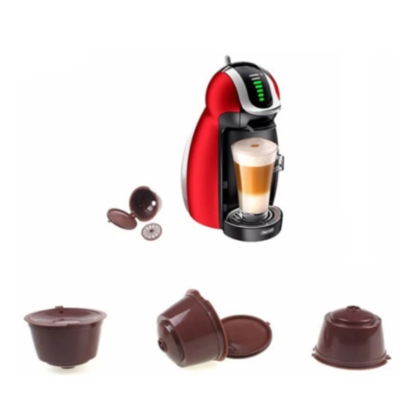 3 Conjuntos De Cápsulas De Café Dolce Gusto Reutilizáveis , Promoção Eficaz Refrescante Reciclável