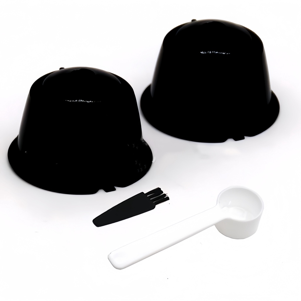 Cápsula De Café Reutilizável De 4 Peças Para Três Corações/Dolce Gusto/Nespresso Black