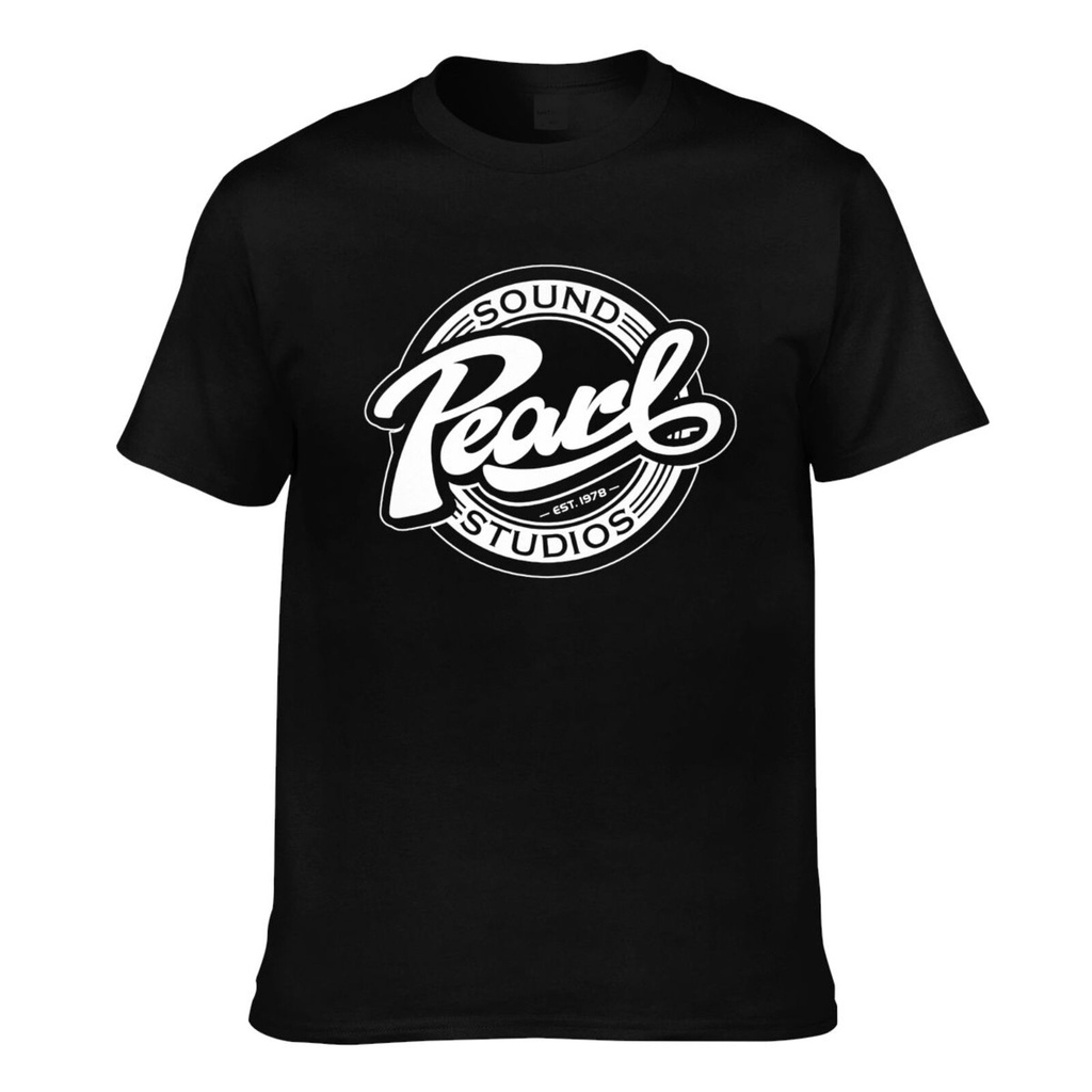 Logotipo De Bateria De Pérola De Algodão Premium Feito Nos Eua Desde 1978 Camiseta De Boa Qualidade Para Homens