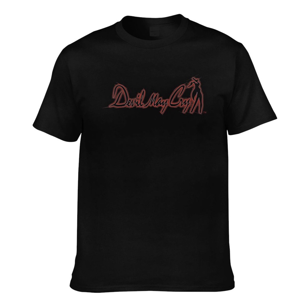 Camiseta De Algodão Premium Devil May Cry Dmc Logo Gaming De Boa Qualidade Para Homens