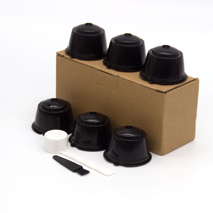 Cápsula De Café Reutilizável Três Corações/Dolce Gusto/Nespresso Black Promoção