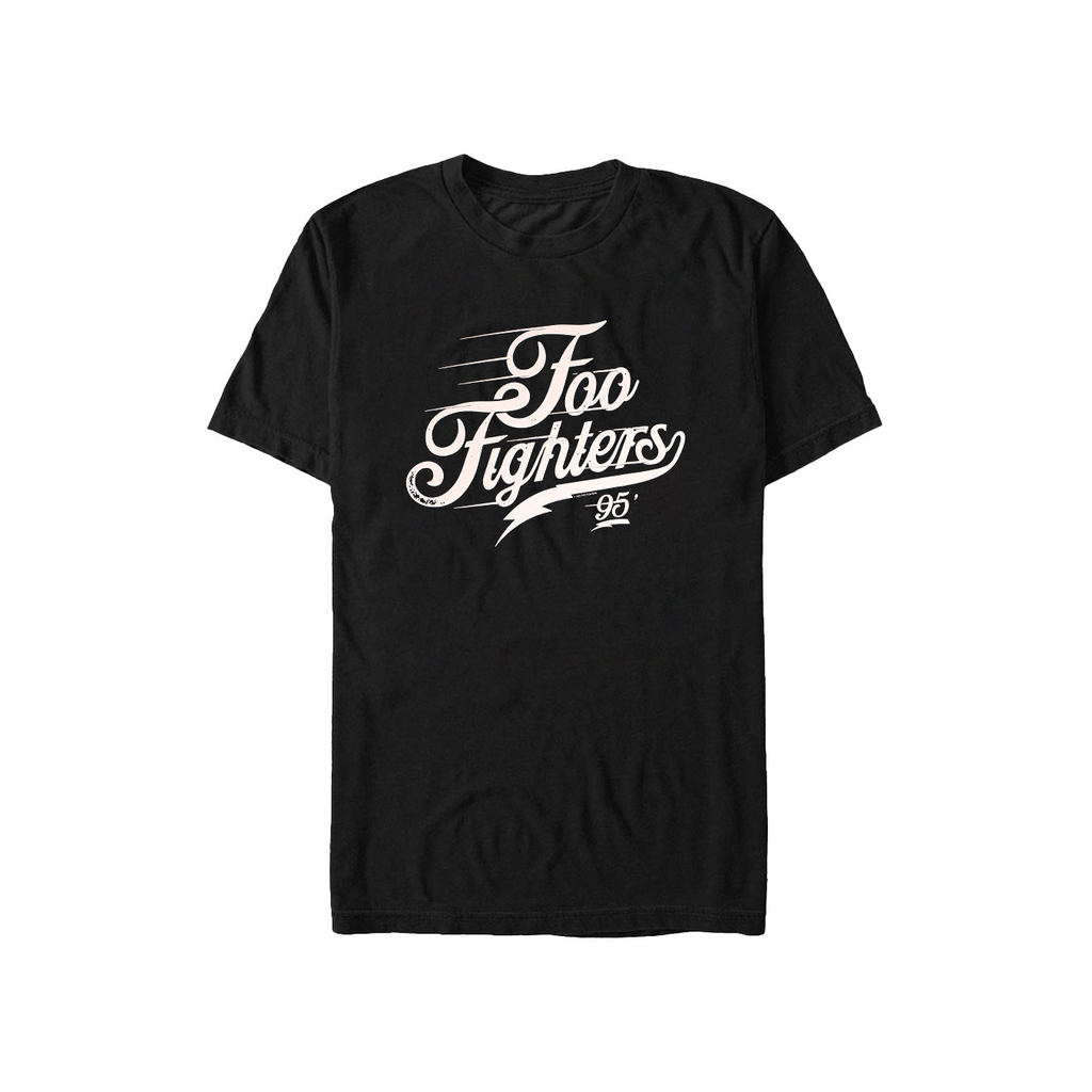 2026 Camisetas Masculinas Mais Vendidas Foo Fighters Script Logo Camiseta Masculina De Manga Curta Com Estampa Gráfica