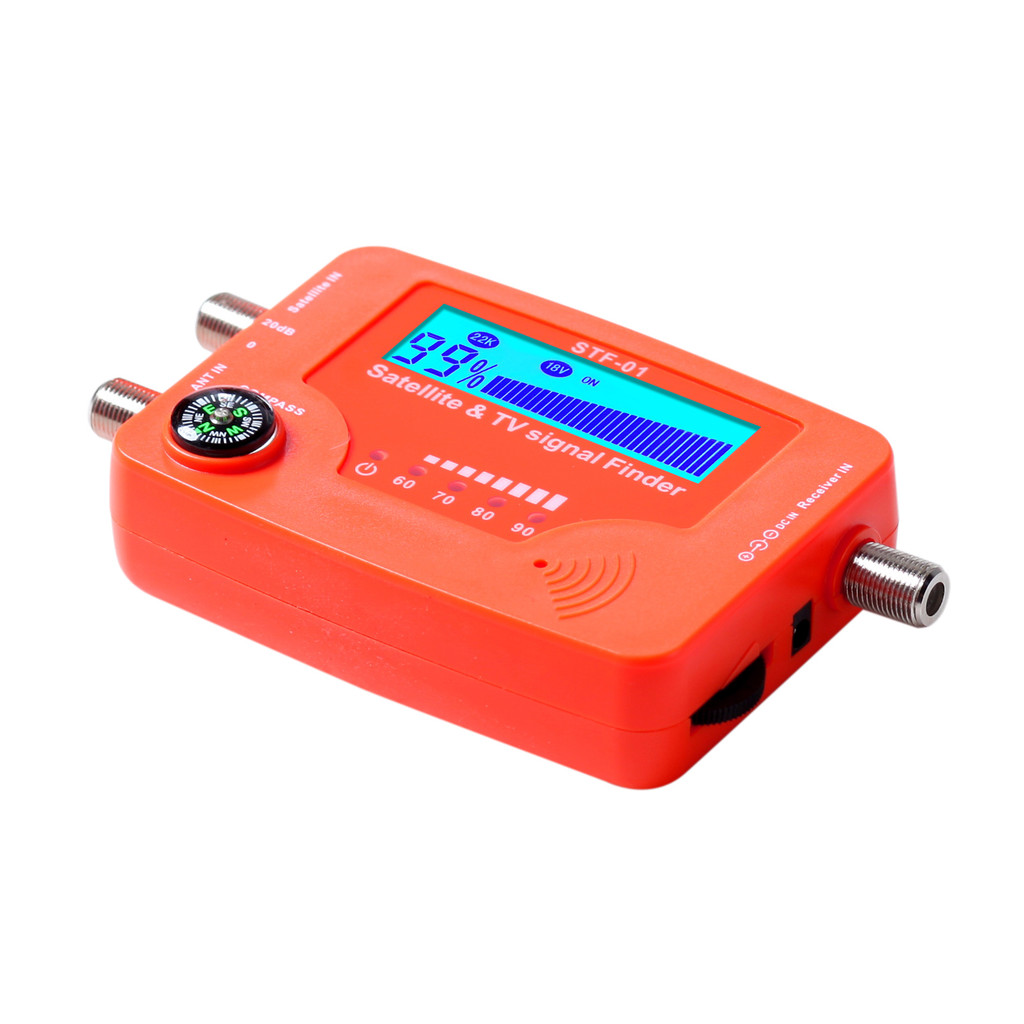 tomobetter 2 Em 1 Localizador De Sinal De Satélite E TV LCD Digital Portátil Medidor De Força De Antena Encontrar Com Al