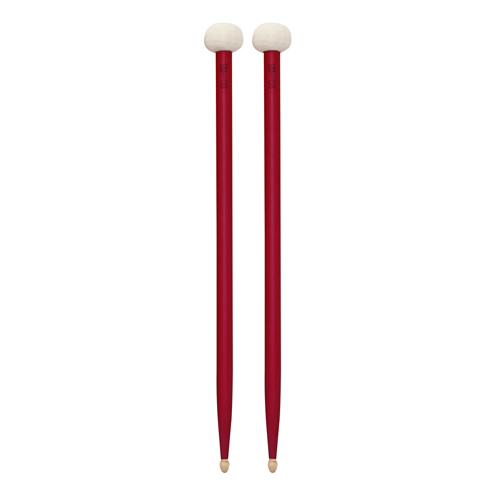 2 Pçs Tambor Mallet Vara Dupla Face Marretas Boa Sensação De Mão Varas Feltro E Bordo Dicas Terminadas Baquetas Para Jog
