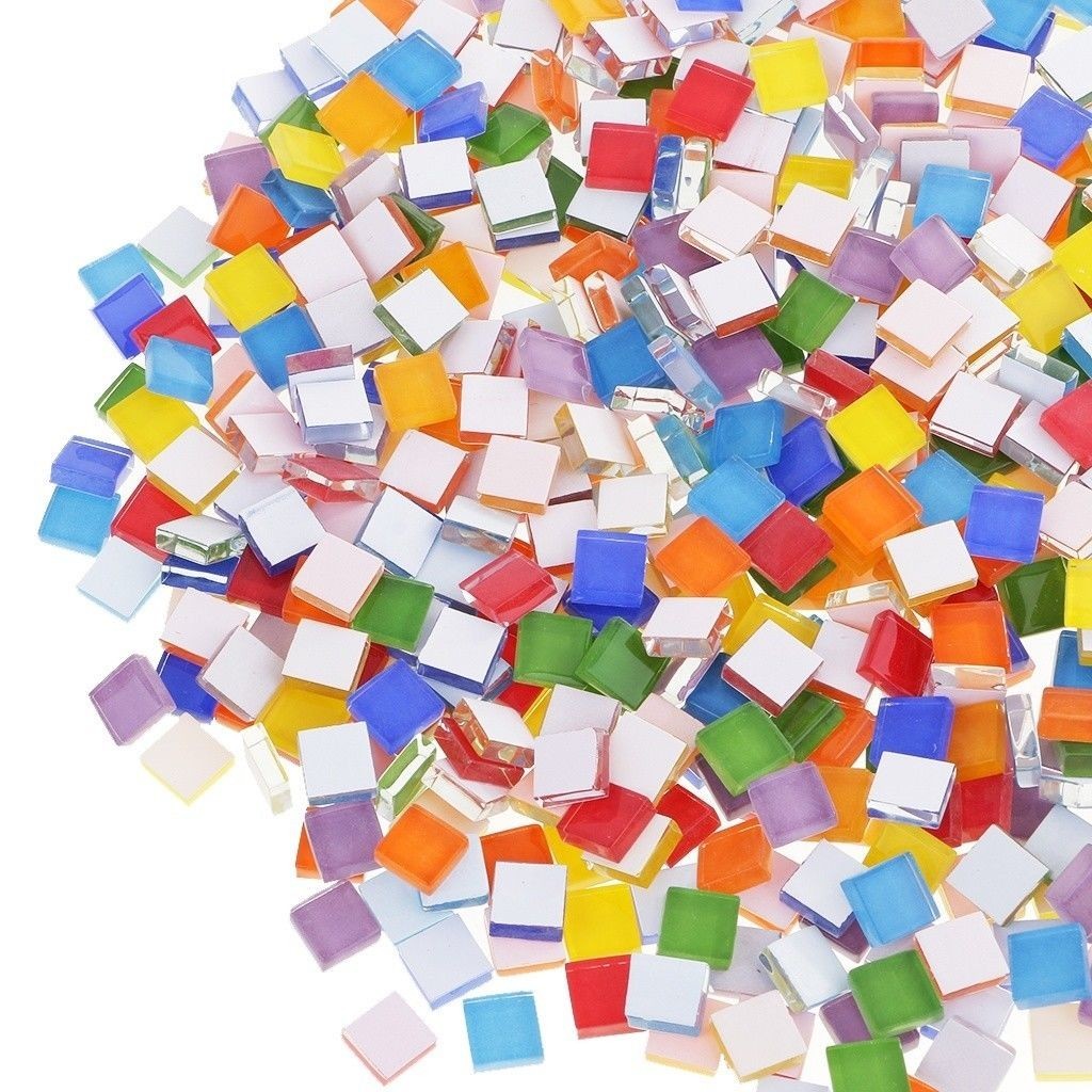 [GRCEKRIN] Azulejos De Mosaico Multicoloridos Da Moda 1 Cm x Acessórios De Fornecimento De Artesanato DIY 100g-Raya Spec