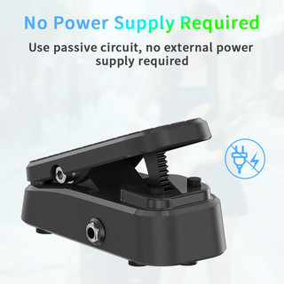 Pedal De Efeito De Guitarra De Expressão De Volume sicibr 2 Em 1 Controle Duplo Amortecedor Silencioso Chassi De Metal I