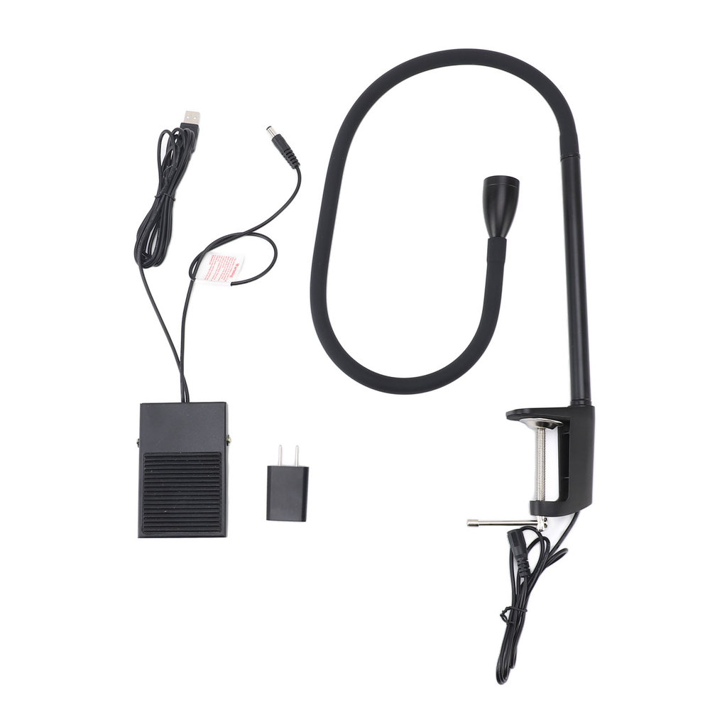 tomobetter Lâmpada UV Para Extensão De Cílios 395 A 400nm Gooseneck LED Luz Com Braçadeira E Pedal Switch Nails