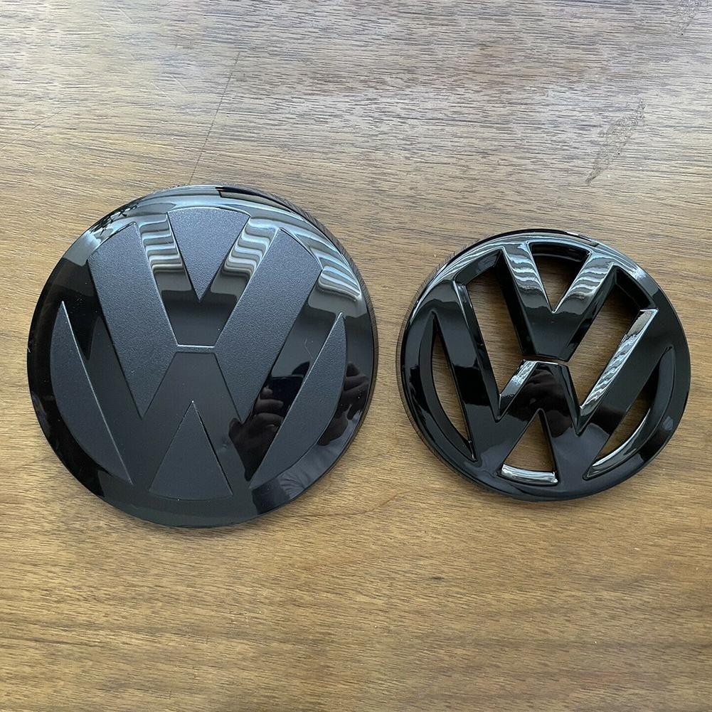 [Smartchoice Hot] Para VOLKSWAGEN GOLF Emblema Preto MK7.5 Dianteiro E Traseiro 2017-2020
