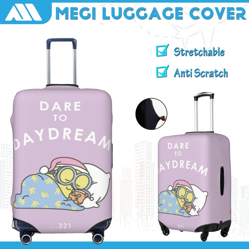 Capa para Mala de Viagem Minions‌ Personalizada De Elasticidade Protetor de Mala de Viagem 10kg 23kg SY062