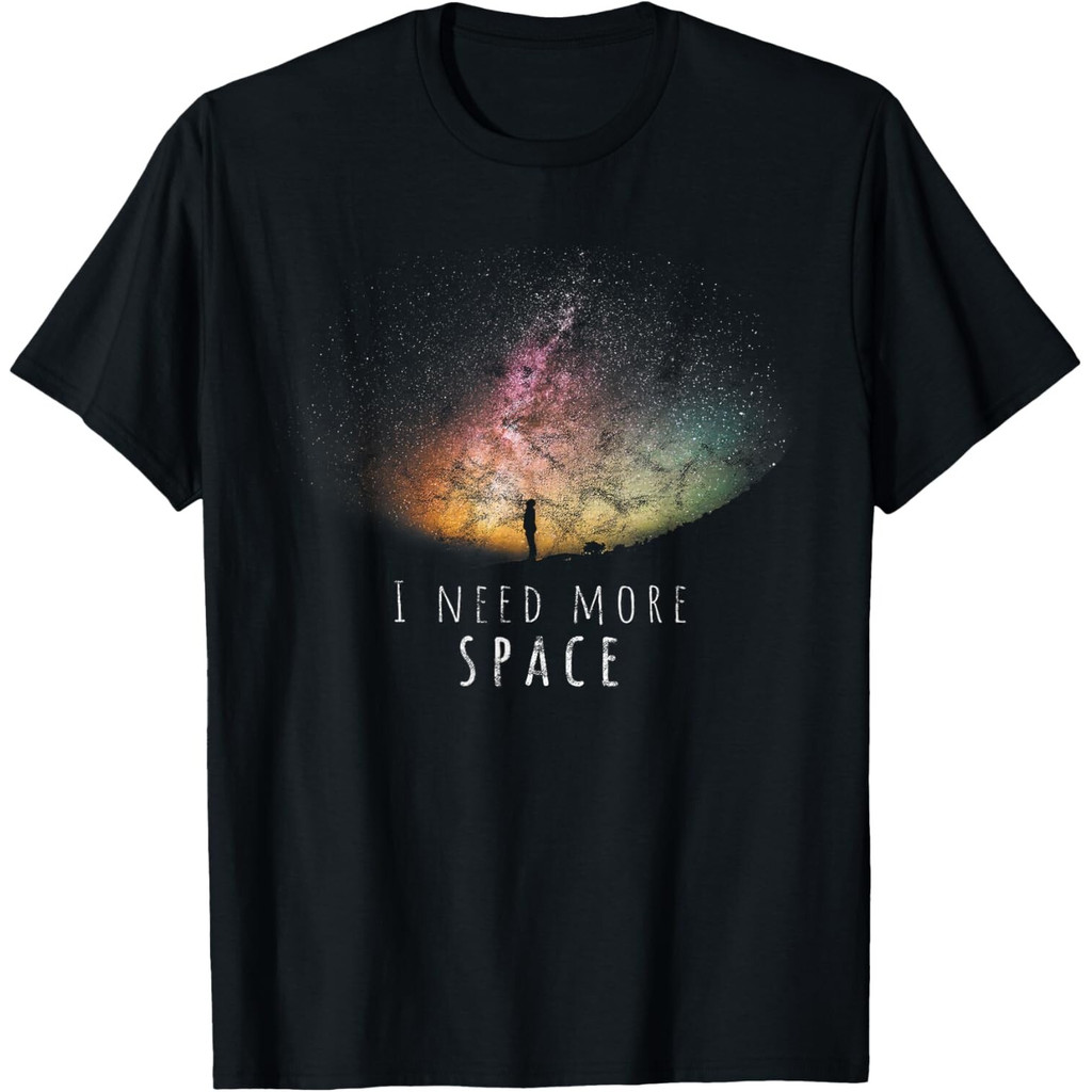 Eu Preciso Do Espaço Céu Noturno Engraçado Astronomia Ciência Galáxia Estrelas Presente Camiseta Unissex