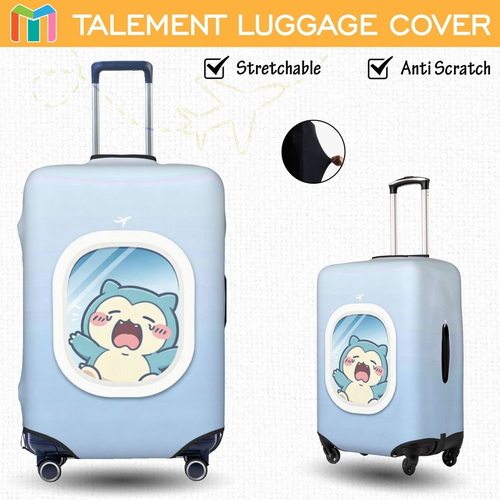 Pokemon Capa para Mala de Viagem Da Moda Personalizada De Elasticidade Protetor de Mala de Viagem 10kg 23kg