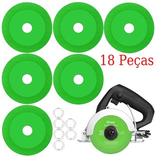 Lâminas de corte ultrafinas, conjunto de 18 lâminas de corte de vidro para acessórios de ferramentas rotativas