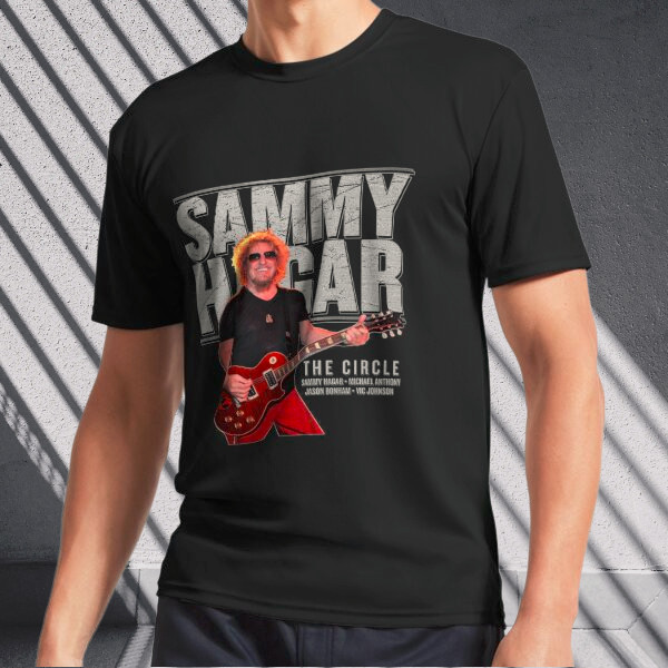 Sammy Hagar Summer Tour 2017 Logotipo Ativo Camiseta Masculina Engraçada Tamanho S A 3Xl