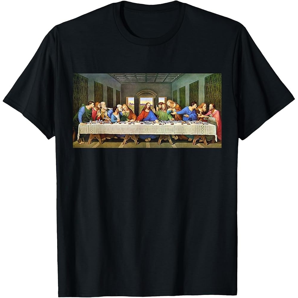 Camiseta A Última Ceia (L'Ultima Cena) Por Leonardo Da Vinci