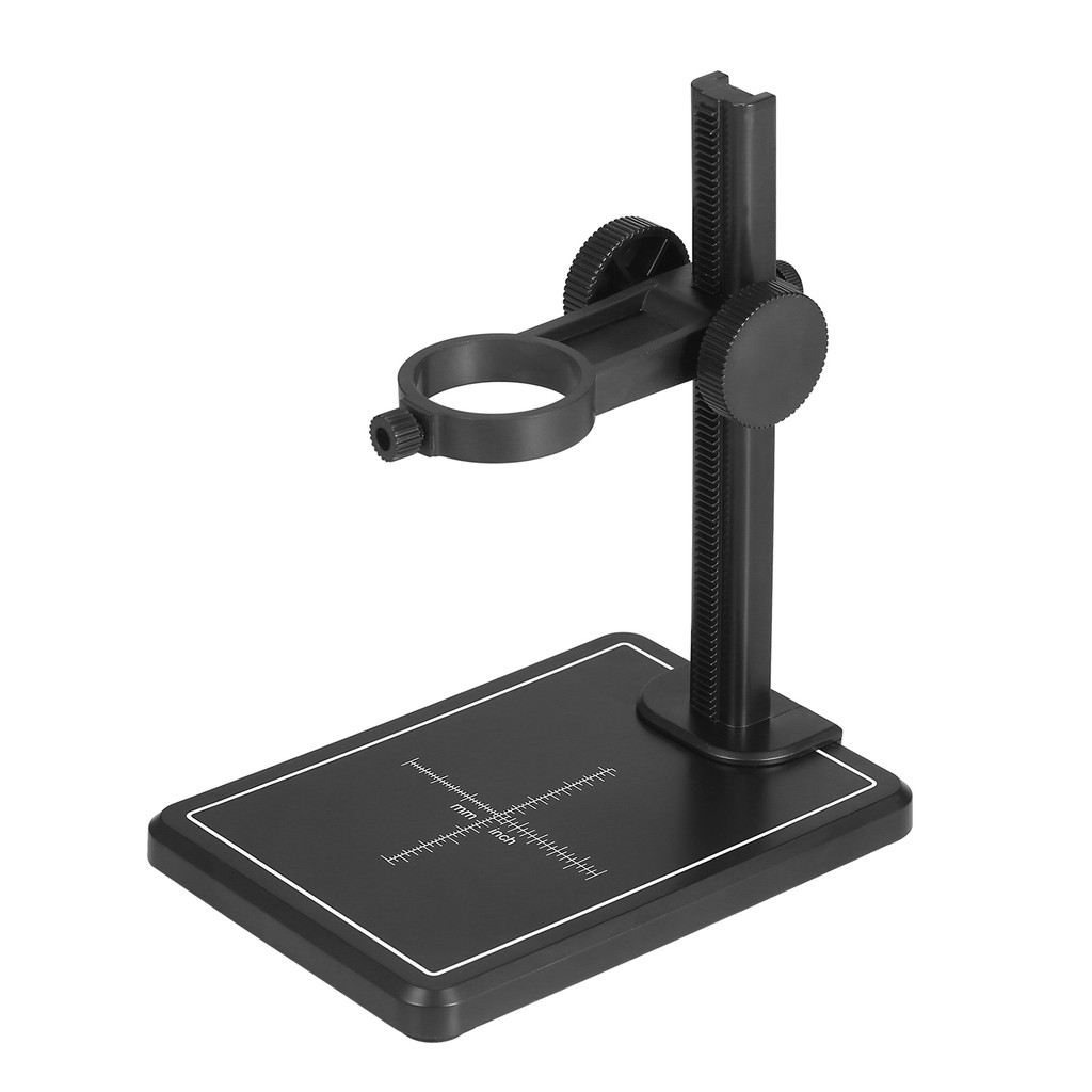Warobr Mini Suporte Para Microscópio Digital Lupa Câmera Cima E Baixo Ajustável Universal Base Grande Com Balanças
