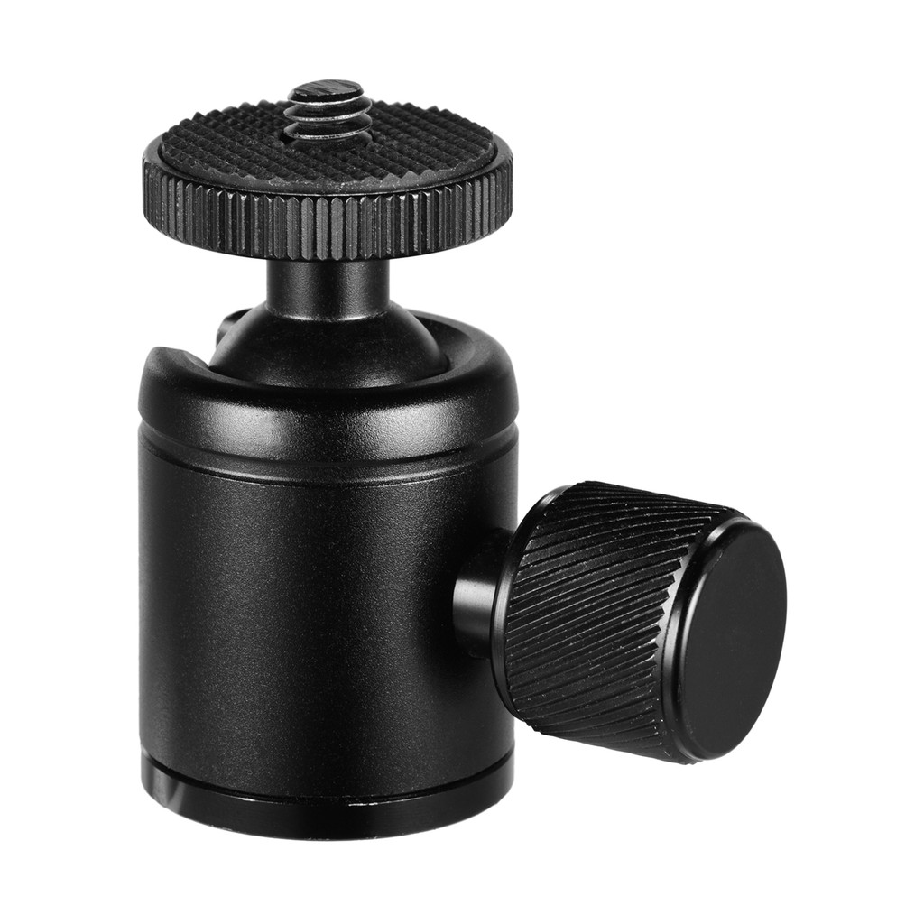 Pipibr Mini Adaptador De Cabeça De Tripé De Metal , Bola De Liga De Alumínio Com Parafuso De 1/4 E Furo De 3/8 Para Câme
