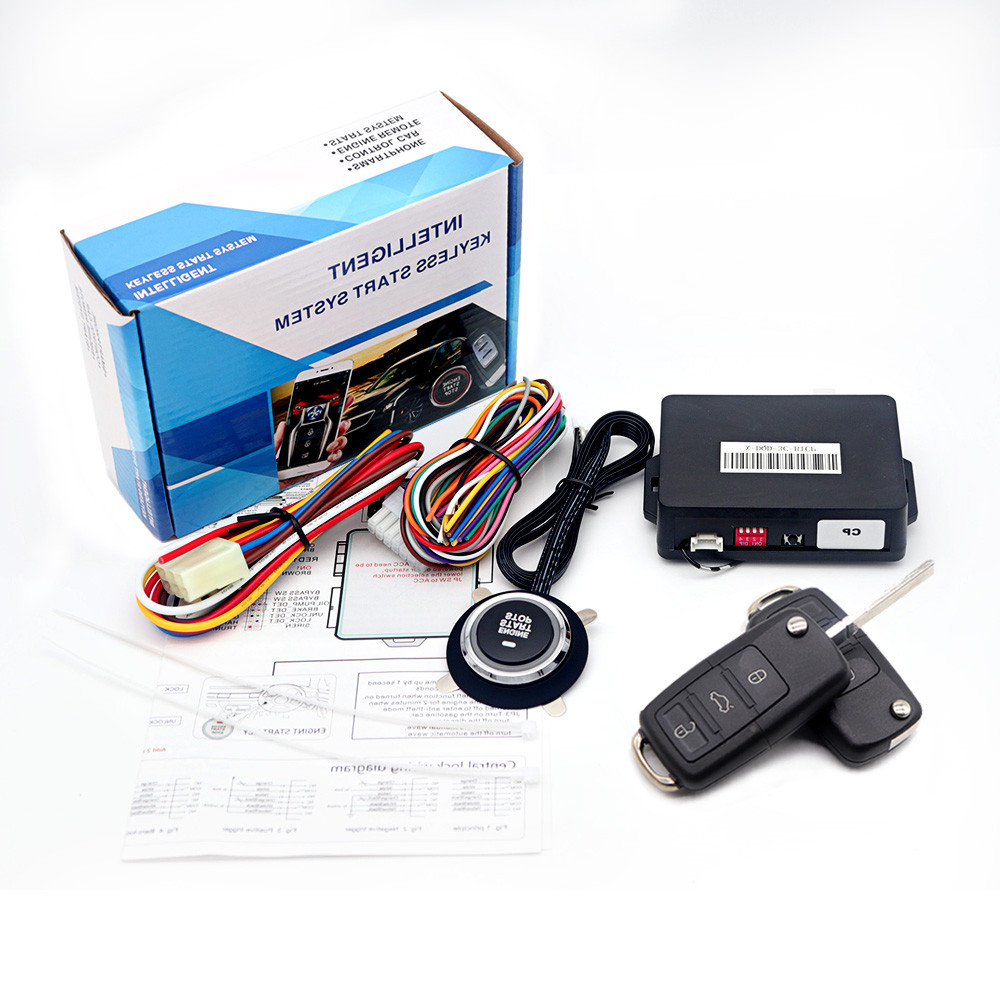 Bloqueio central Universal Para Carro , Parada De Partida Automotiva , Alarme De Com Automática , Sistema De Botão Sem C