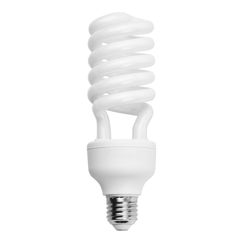 Pipibr Espiral Fluorescente Lâmpada 45W 5500K Luz Do Dia E27 Soquete Economia De Energia Para Estúdio Fotografia Ilumina