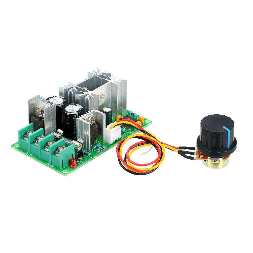 [Xstudio] DC 12V 24V 36V 48V 20A Controlador De Velocidade Do Motor Regulador PWM 0 ~ 100 % Ajustável