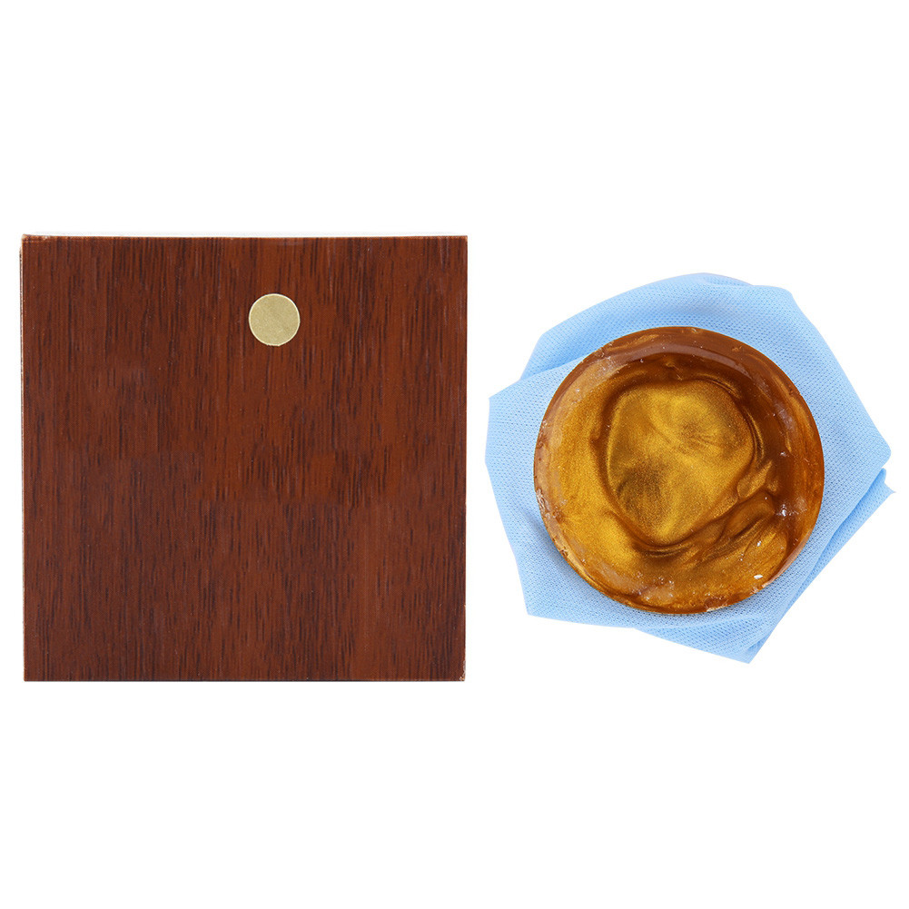 Resina Artesanal Premium Em Caixa De Madeira Para Violino Viola Violoncelo E Erhu (Amarelo)