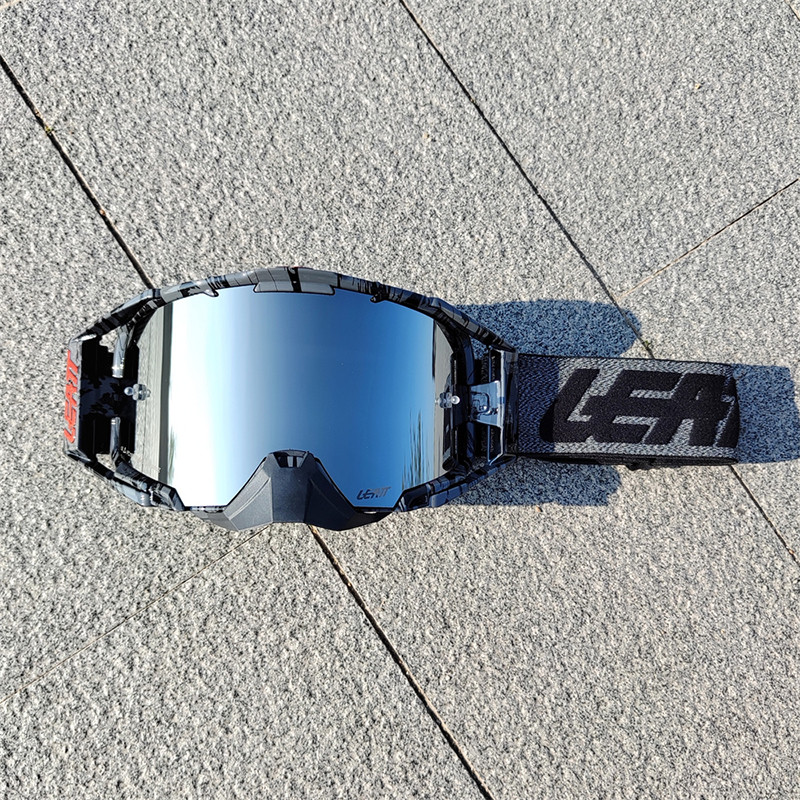 LEATT Velocity 6.5 Iriz Óculos De Motocross UV400 Homens Mulheres Motocicleta Off-road Capacete Esportivo Moto Para Endu