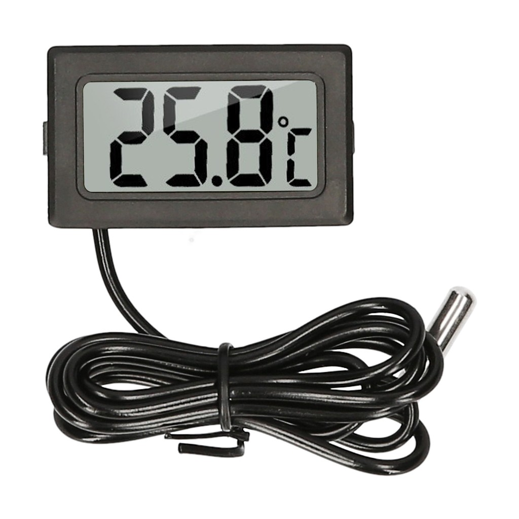 tomobetter Termômetro Digital Para Aquário LCD Medidor De Temperatura Tanque De Peixes Com Sonda NTC À Prova D'água-50 °