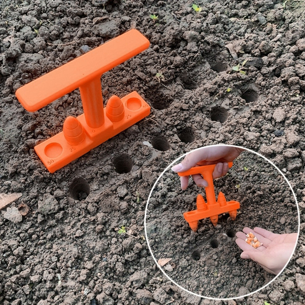 [SKI] Mini Espalhador De Sementes 3D Impresso Dispensador Portátil Manual Plantador De Jardim Ferramenta Semeadora Para