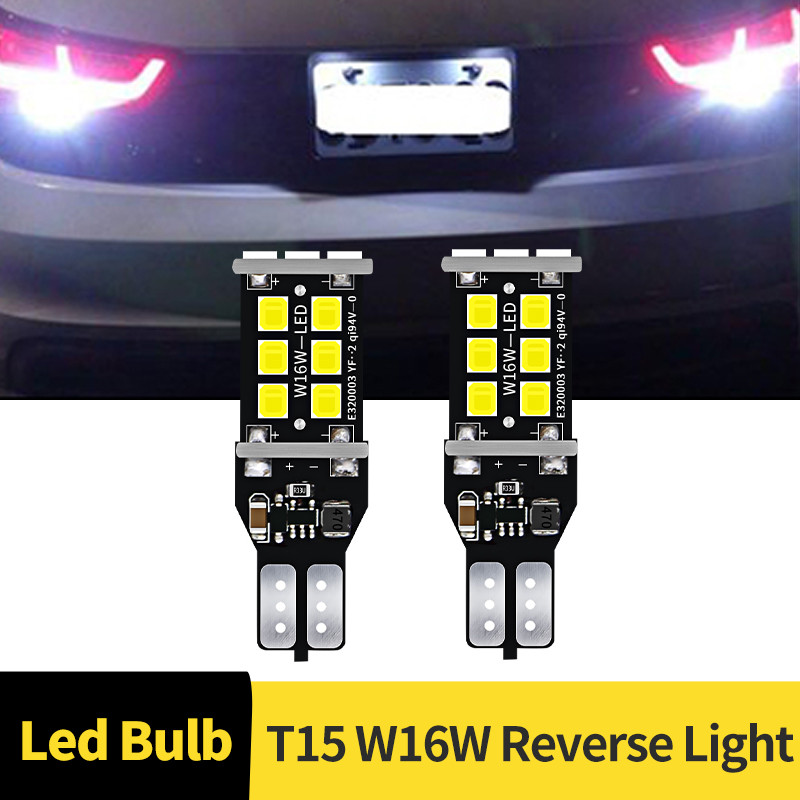 2/4/10PCS T15 Bulbs Reverse Light W16W 912 921 916 917 920 922 LED Back up Lamp White 12V Canbus No Error 6000K