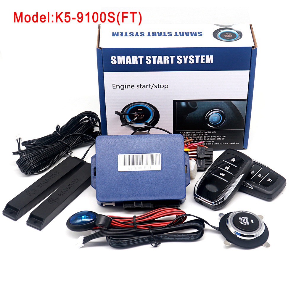 Kirbin K5-9100 Alarme De Carro Automotivo Com Partida Automática Parada De Automotiva Bloqueio central Do Botão De Chave