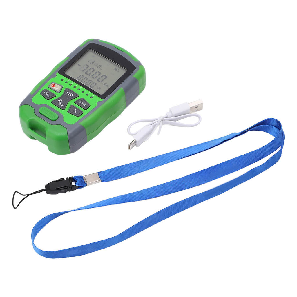 tomobetter Medidor De Potência De Fibra Óptica Testador De Cabo Óptico-70 ~ + 10dbm Display Digital Recarregável 20MW