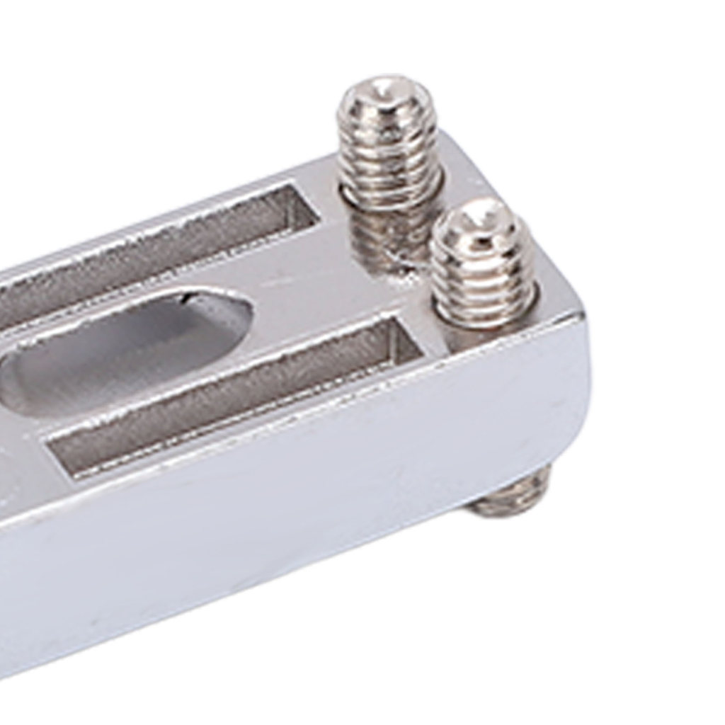 fgstbr 7 Peças Sela De Ponte De Guitarra Elétrica Portátil Substituição Corda De Rolo De Metal Para Instrumento Musical