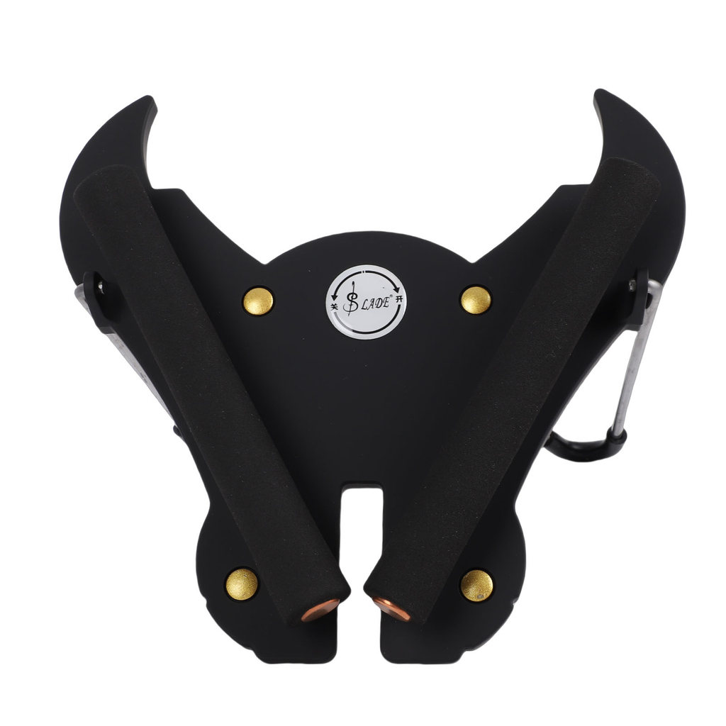 cpnobr Suporte Dobrável Para Saxofone , Portátil , Alto Sax , Rack Ajustável , Metal , Aço Inoxidável , Base Triangular
