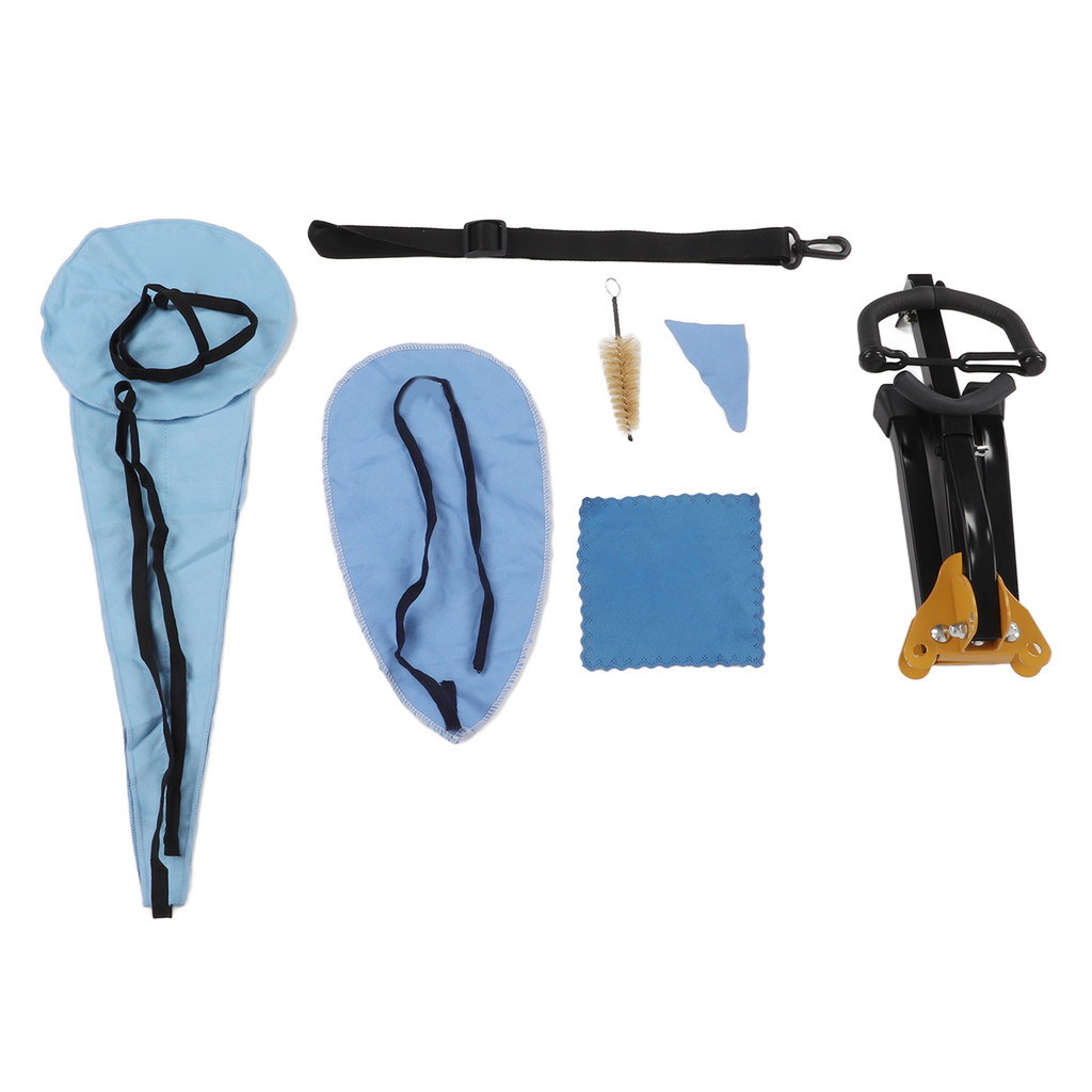 ttopbr Conjunto De Suporte De Sax Alto , Metal , Kit De Limpeza De Saxofone , Acessórios Portáteis Para Saxofones