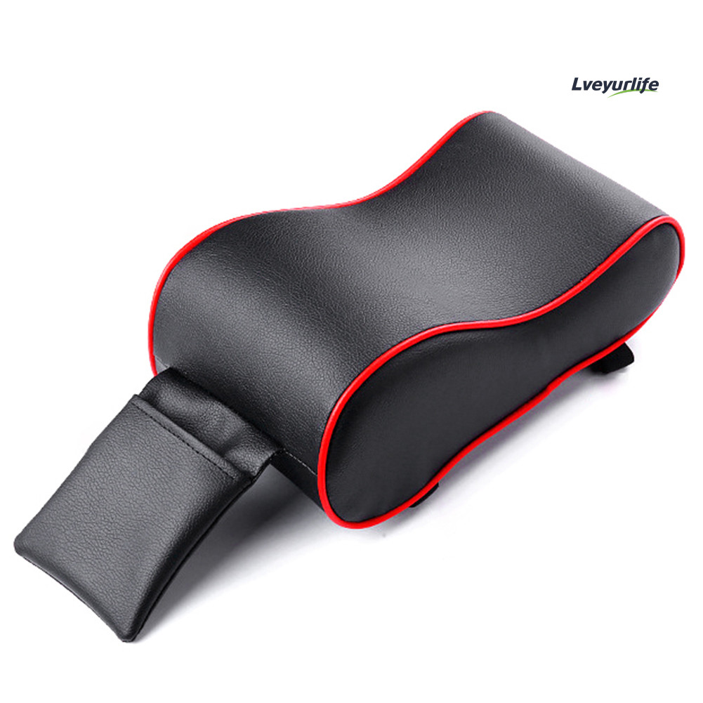 Lveyurlife Universal Couro Falso Console Central Do Carro Descanso De Braço Assento Caixa Almofada Corrimão