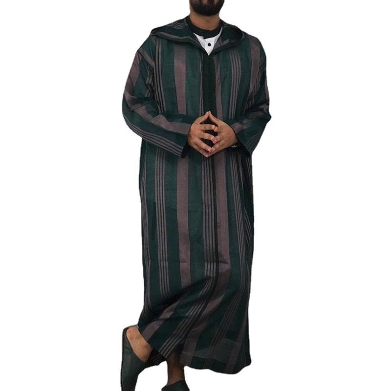 Roupas Masculinas Muçulmanas Kaftan Robes Tradicional Étnico Solto Oriente Médio Thobe Árabe Abaya Turco Islam