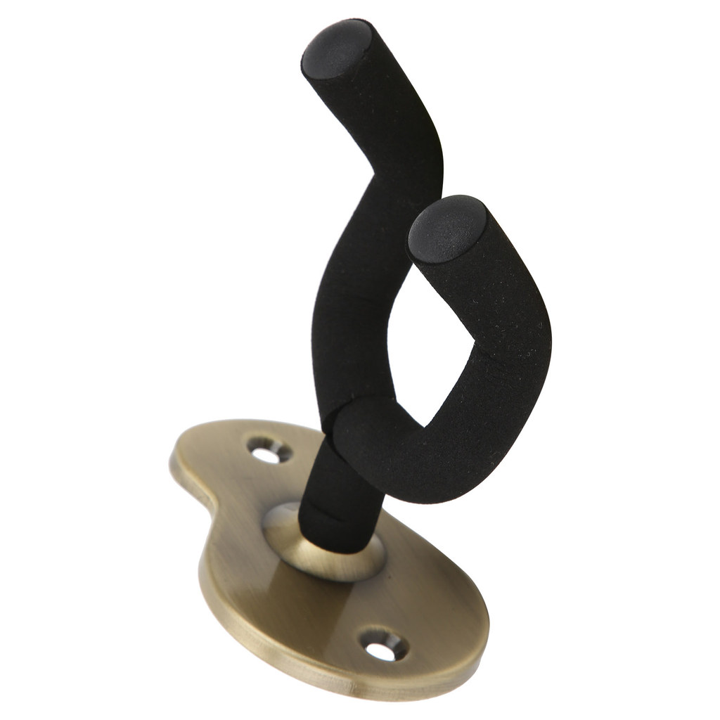fgstbr Suporte De Montagem Na Parede Para Guitarra , Esponja De Pescoço , Protetor Com Acessórios , Cor Bronze