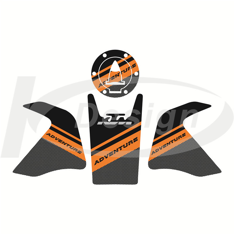 Acessórios Da Motocicleta 3D Real Tanque Almofada Adesivo Decalque Emblema Se Encaixa Para KTM 1050 1190 1290 Aventura