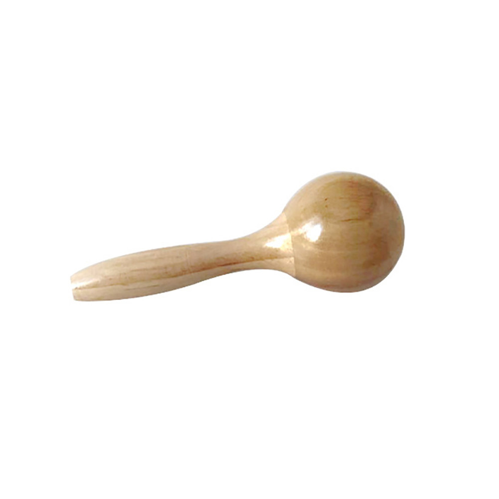 < Education > 1 Peça Instrumento De Percussão Musical Orff De Madeira Para Crianças Maraca Chocalho Ferramenta Brinquedo