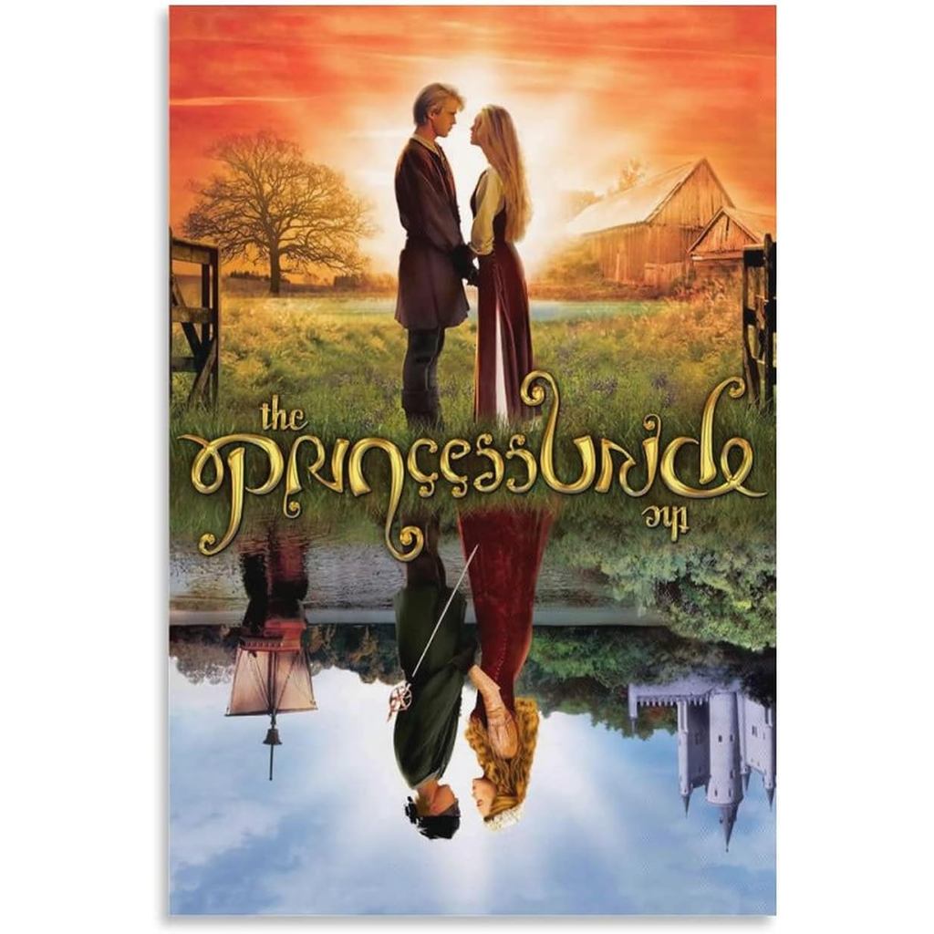 BRRF The Princess Bride Movie Poster Pintura Decorativa Tela Arte De Parede Sala De Estar Pôsteres De Quarto 12x18 Poleg